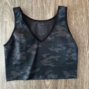 Spanx camo sports bra